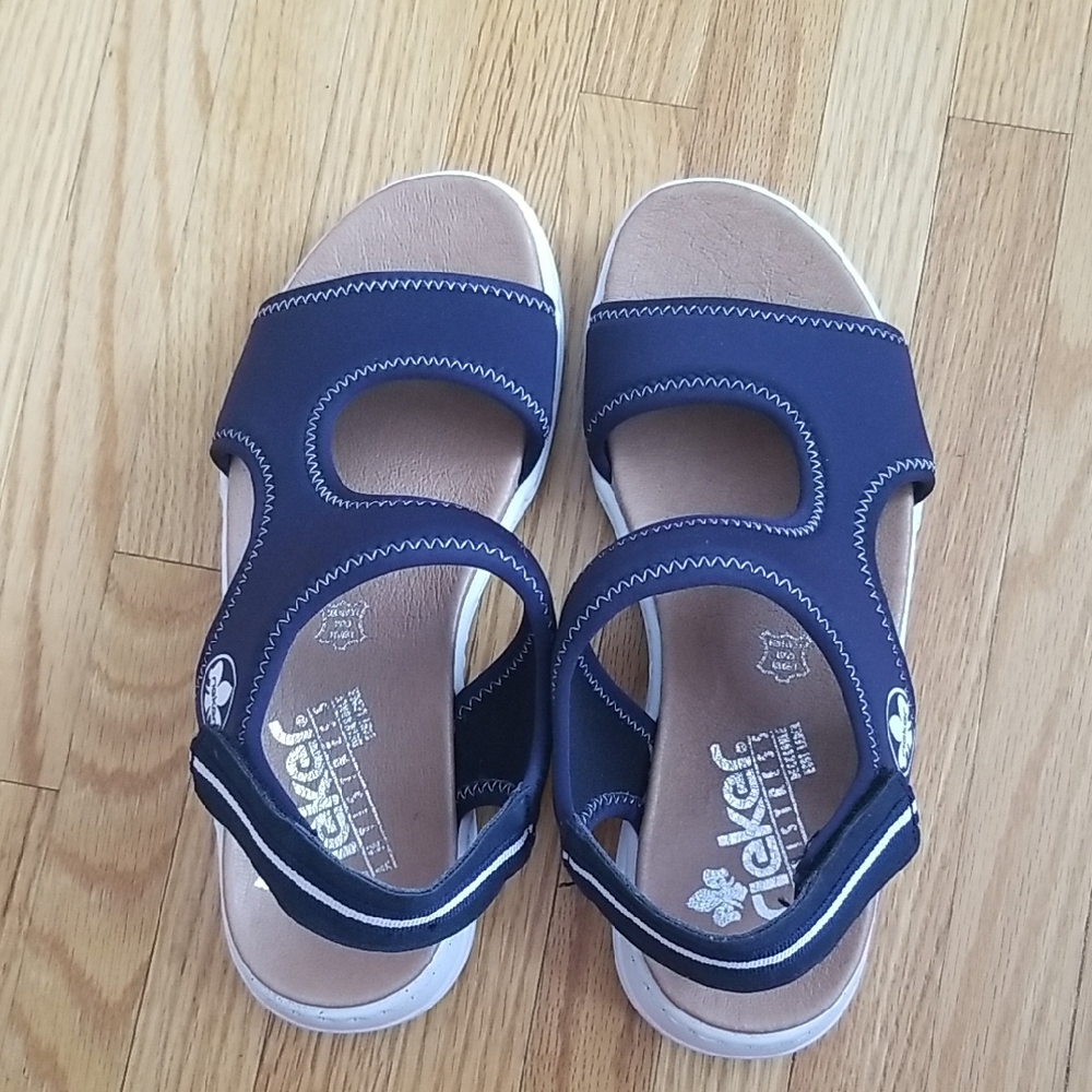 Rieker Lady's Navy Sandals size 37